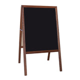 Flipside Stained Black Chalkboard Marquee Easel, 42"H x 24"W