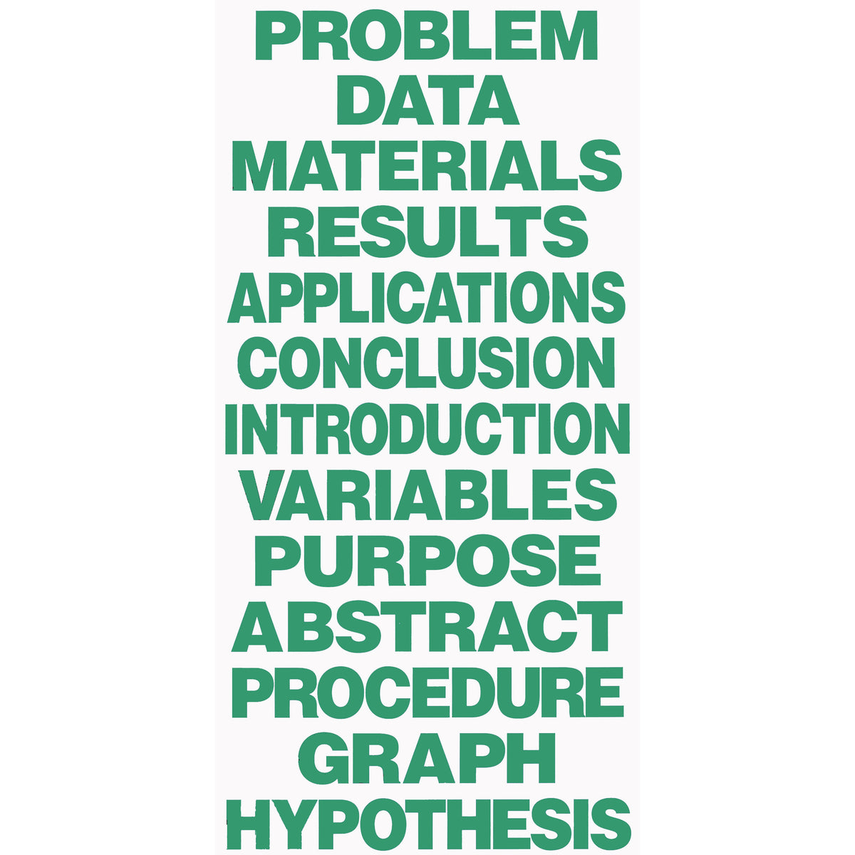 Flipside Project Board Titles Green