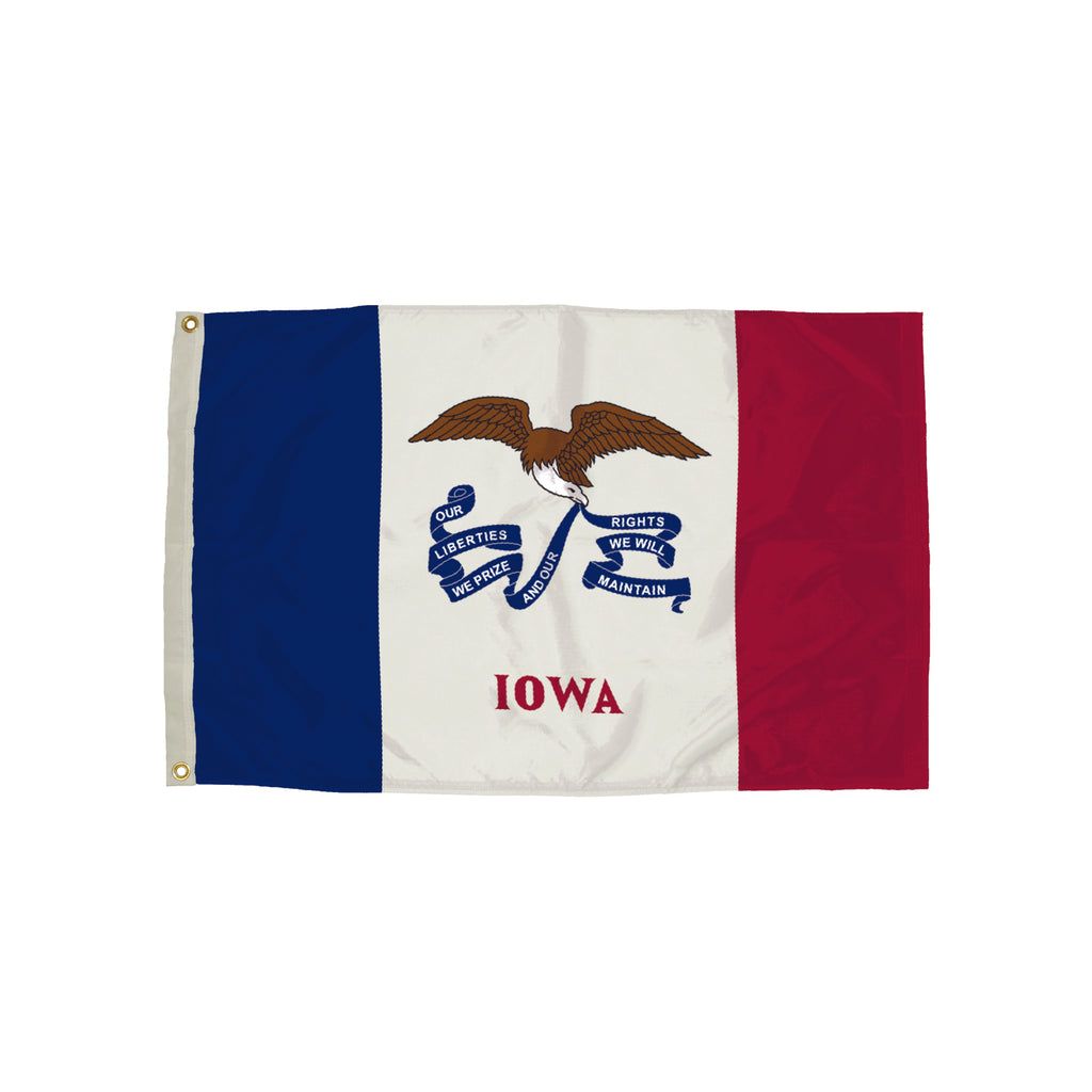 Flagzone Durawavez Nylon Iowa State Flag, 3' x 5'