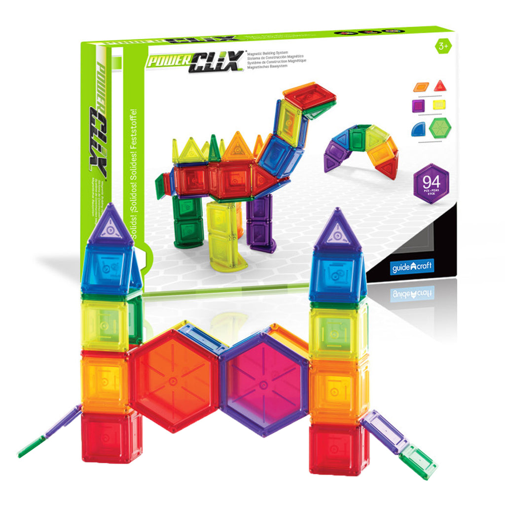 Guidecraft™ PowerClix® Solids 94 Piece Set