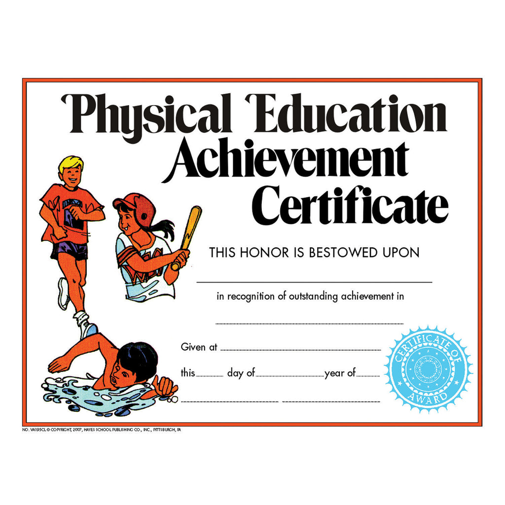 Hayes School Publishing Physical Education Achievement