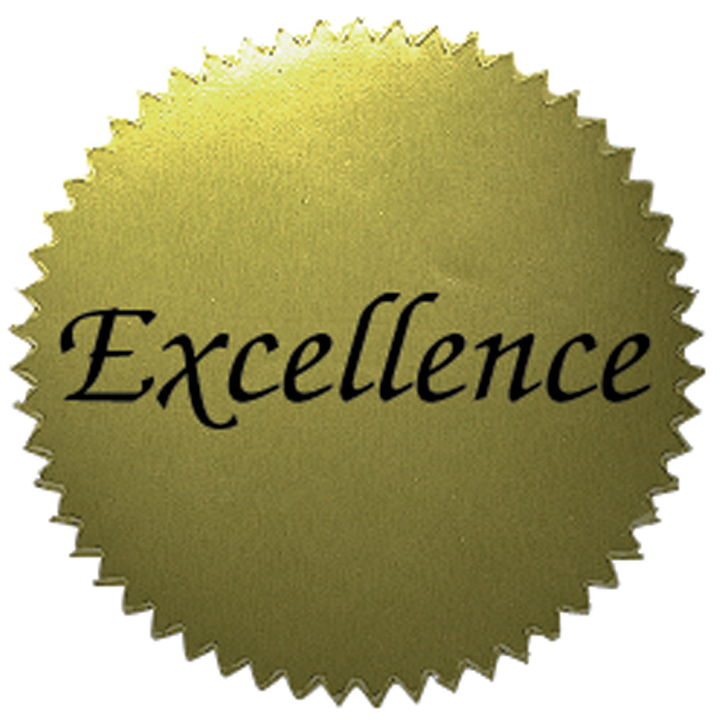 Hayes School Publishing Gold Stickers - Excellence