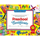Hayes School Publishing Preschool Certificate 1
