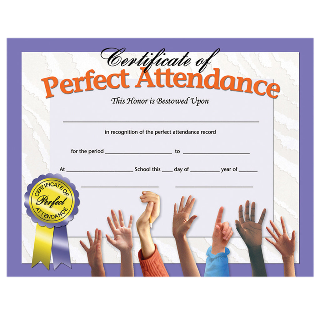 Hayes School Publishing Perfect Attendance 2