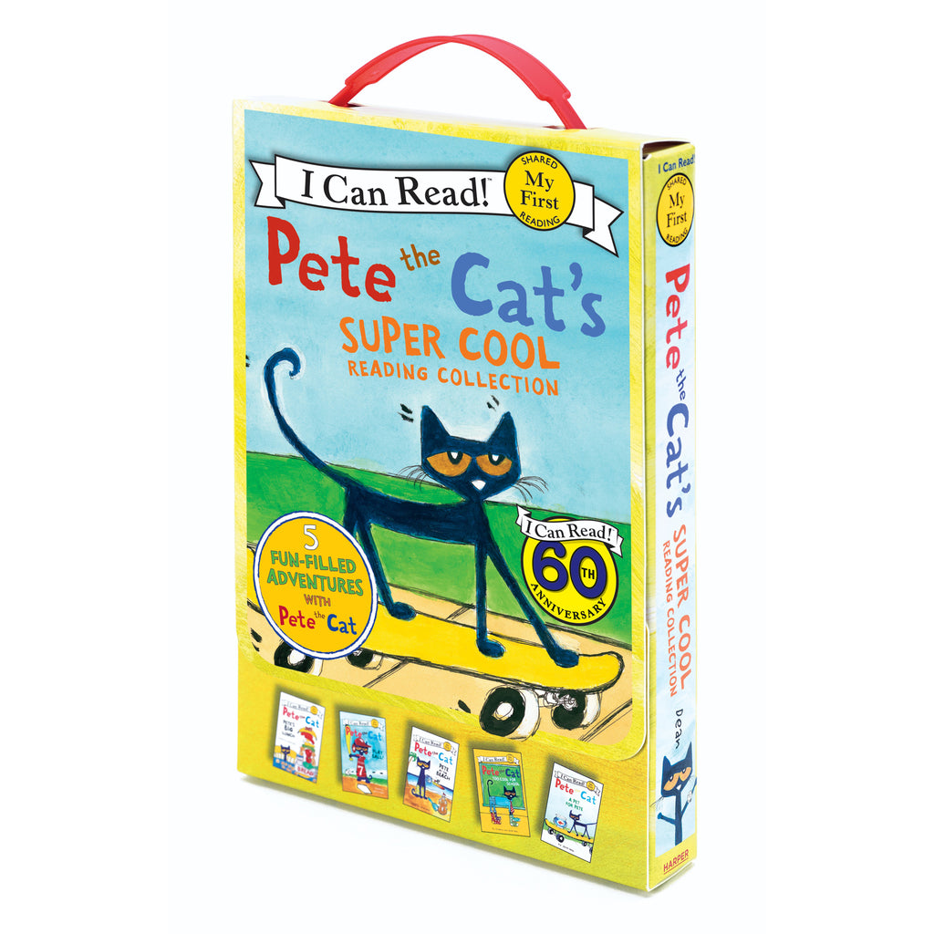 Harper Collins Publishers Pete the Cat's Super Cool Reading Collection, 5 Book Set