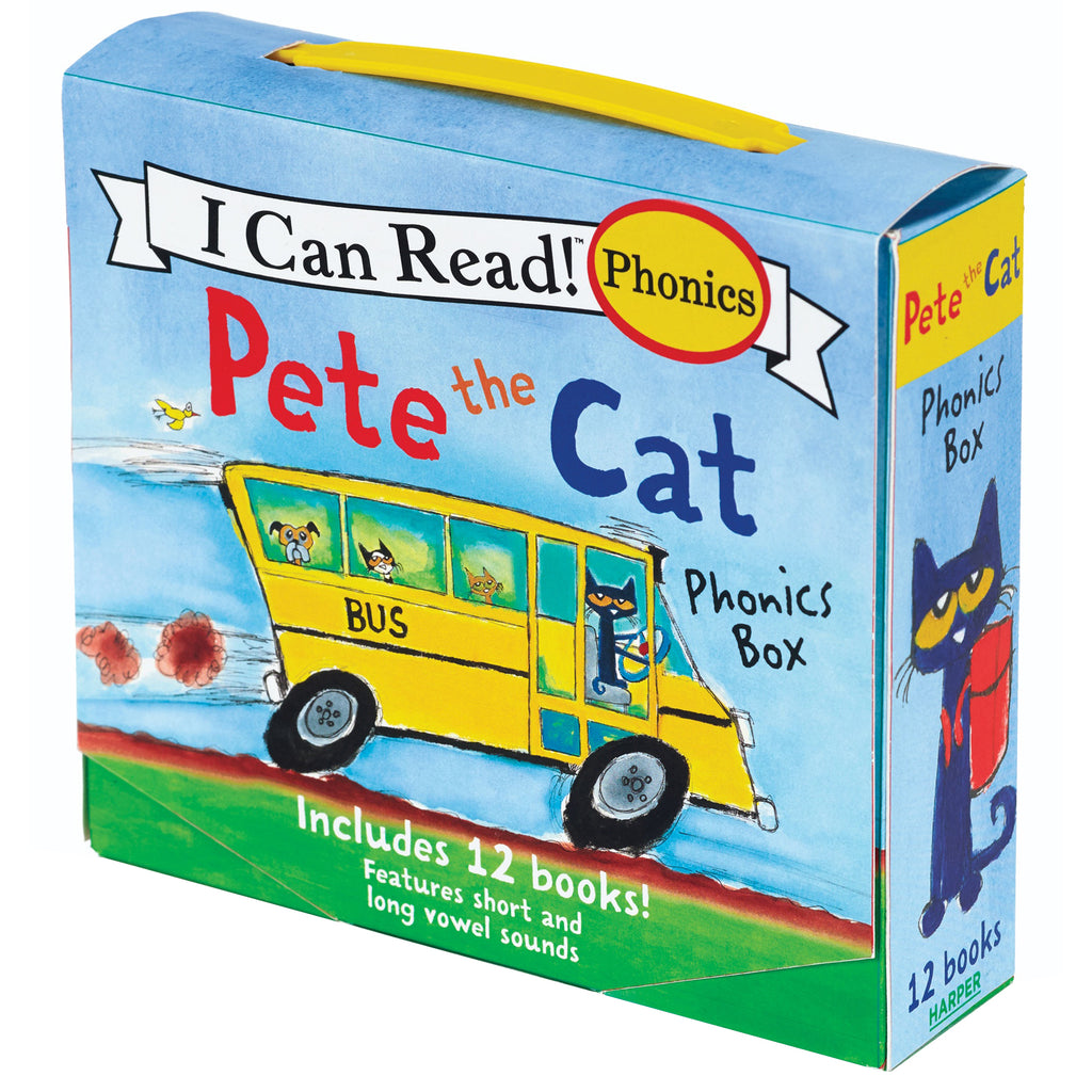 Harper Collins Publishers Pete the Cat Phonics Box, 12 Book Set