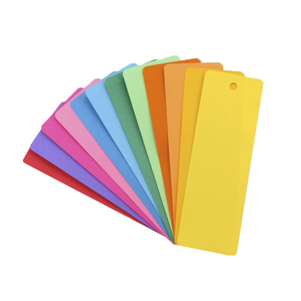 Hygloss Products Blank Bookmarks - 500 Assorted Colors