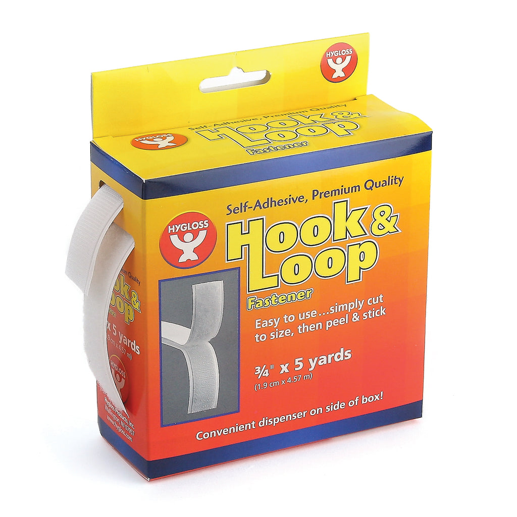 Hygloss Products Hook & Loop Fastener - Roll, 5 Yards