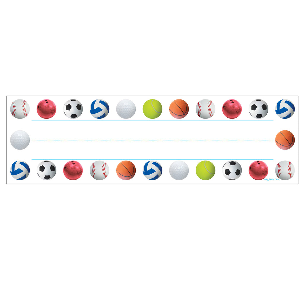 Hygloss Products Sports Balls Name Plates (discontinued)
