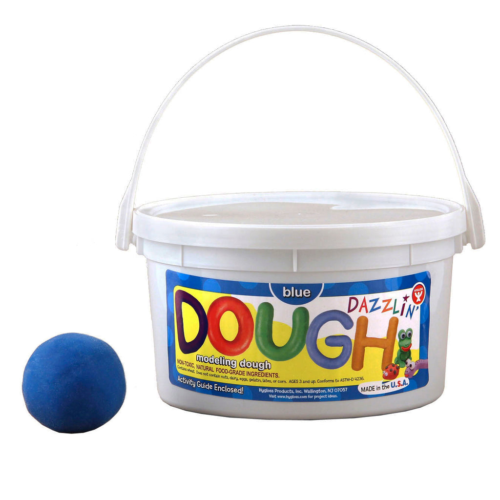Hygloss Products Dazzlin' Dough - Blue, 3 lbs.