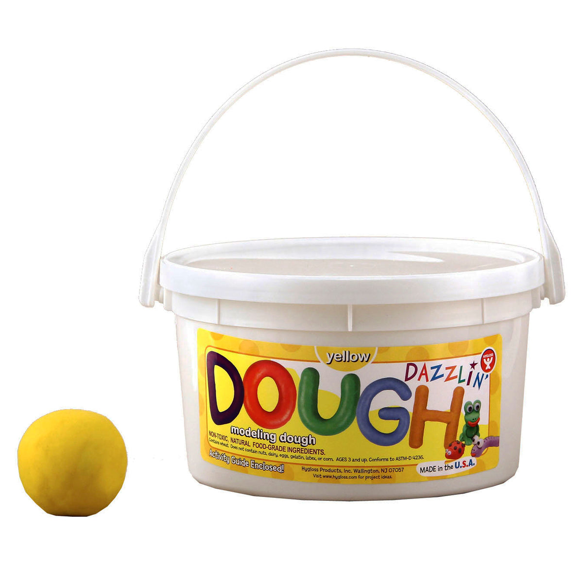 Hygloss Products Dazzlin' Dough - Yellow, 3 lbs.