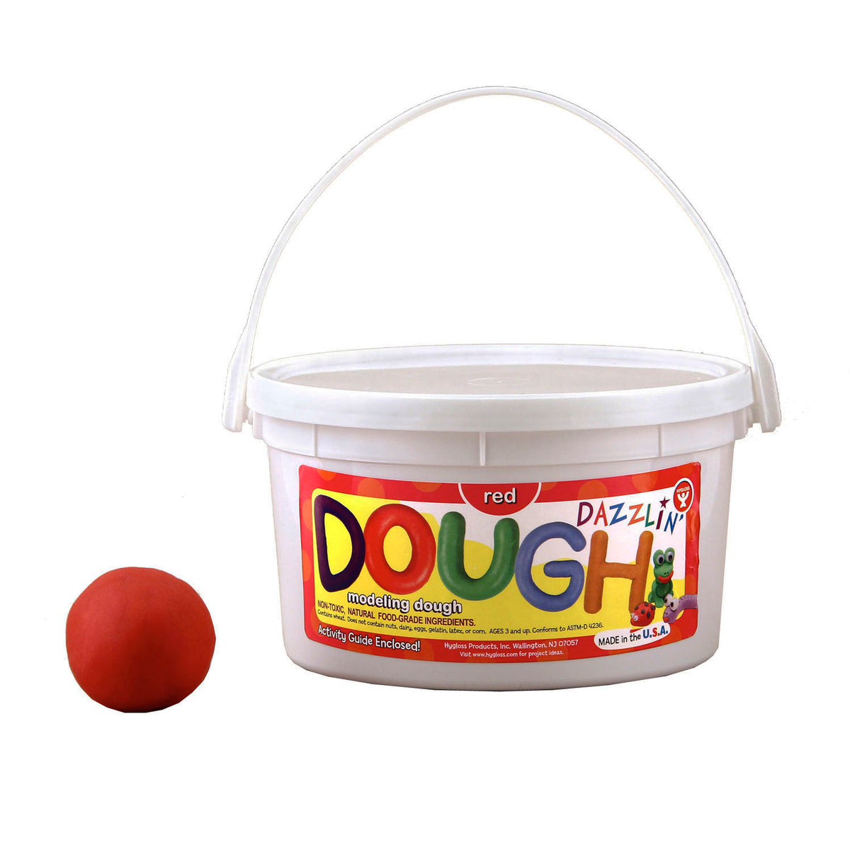 Hygloss Products Scented Dazzlin' Dough - Red, 3 lbs.