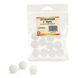 Hygloss Products Styrofoam Balls, 12 Pack 1"
