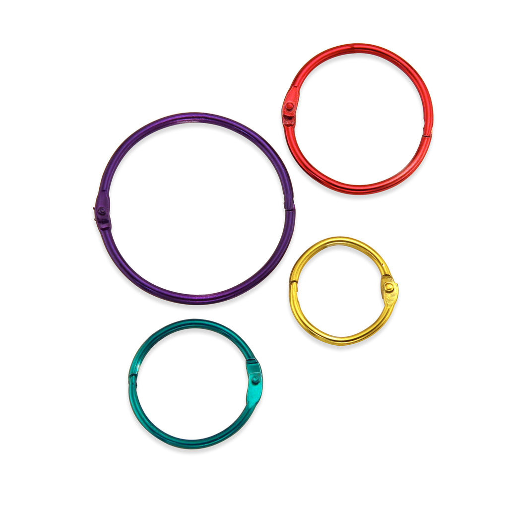 Hygloss Products Book Rings, Assorted Colors & Sizes | HYG61336 – SupplyMe