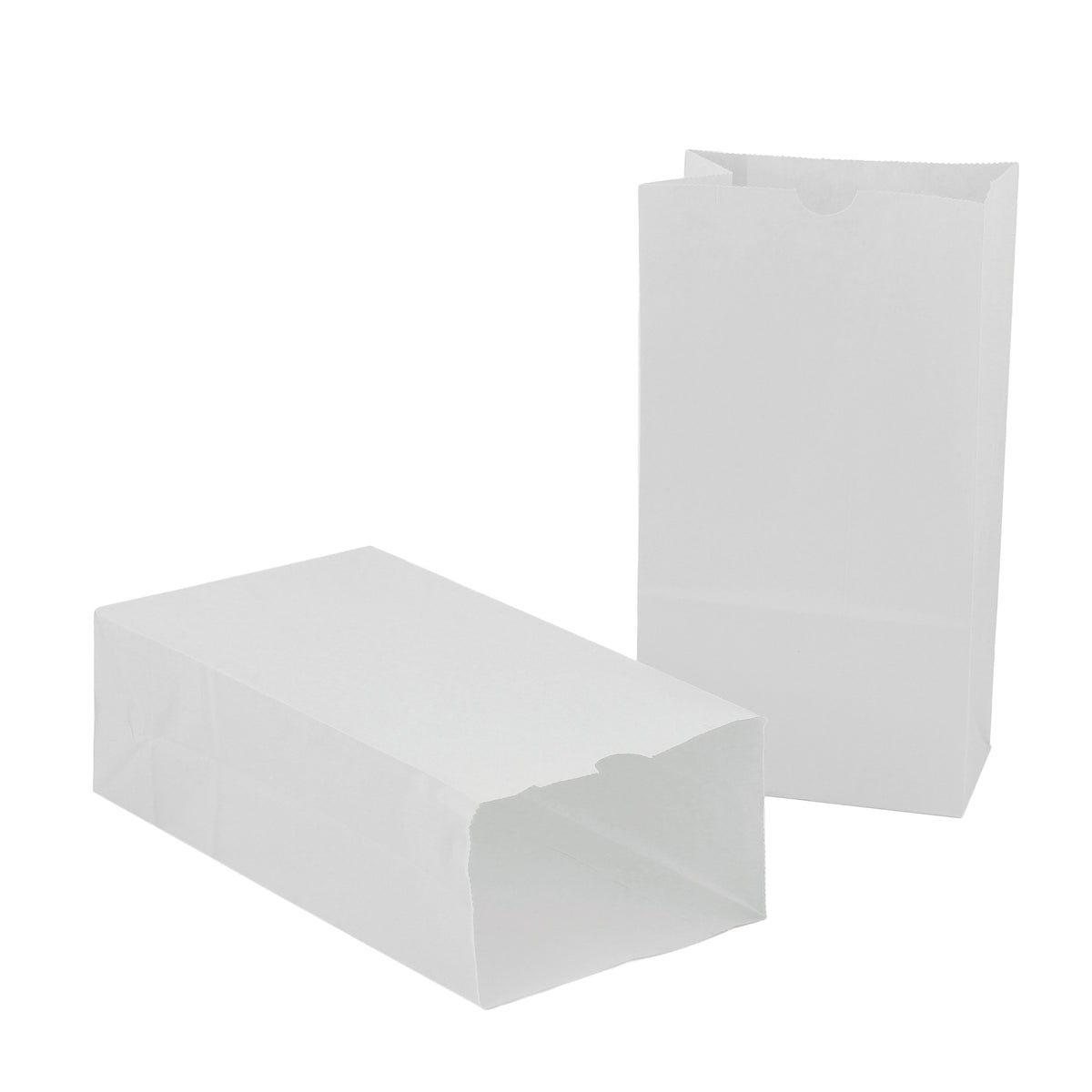 Hygloss Products Gusseted Bags - 6# White