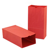 Hygloss Products Gusseted Bags - 6# Red