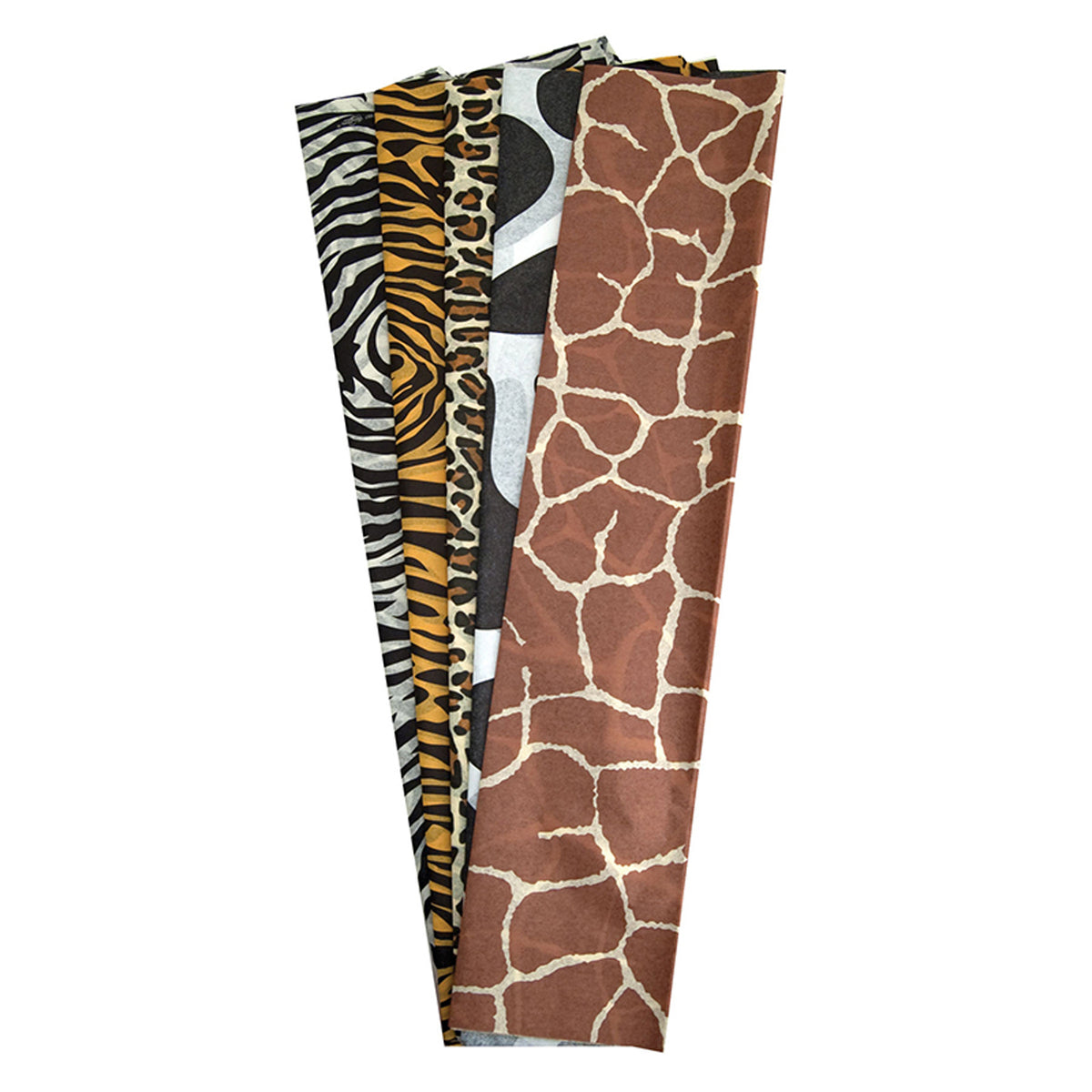 Hygloss Products Tissue Paper Assortment - 20 Sheets Animal Skin