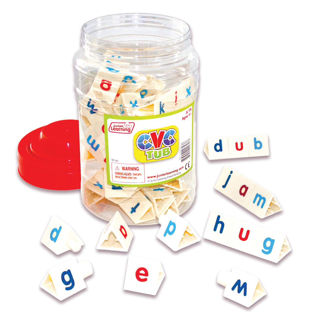 Junior Learning CVC Tri-Blocks® Tub