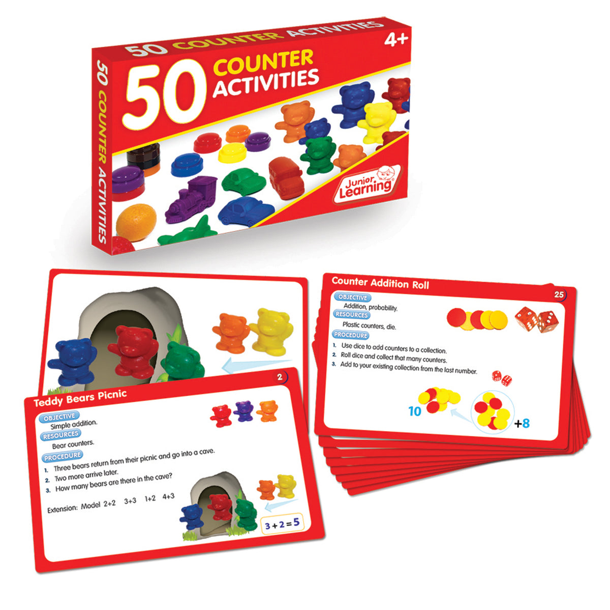 Junior Learning 50 Counter Activities (discontinued)