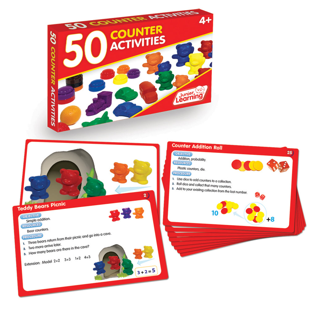 Junior Learning 50 Counter Activities