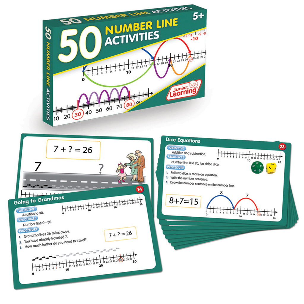 Junior Learning 50 Number Line Activities