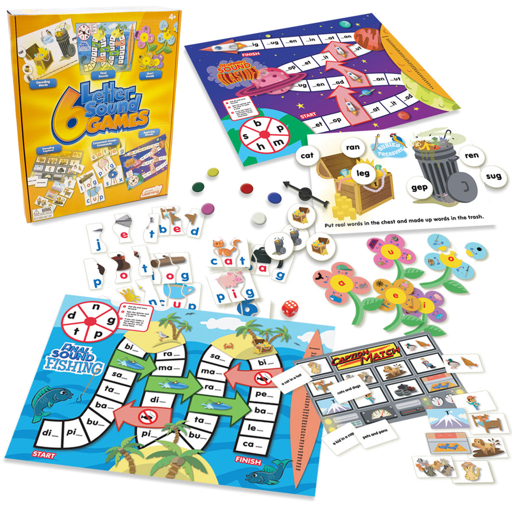 Junior Learning 6 Letter Sound Games