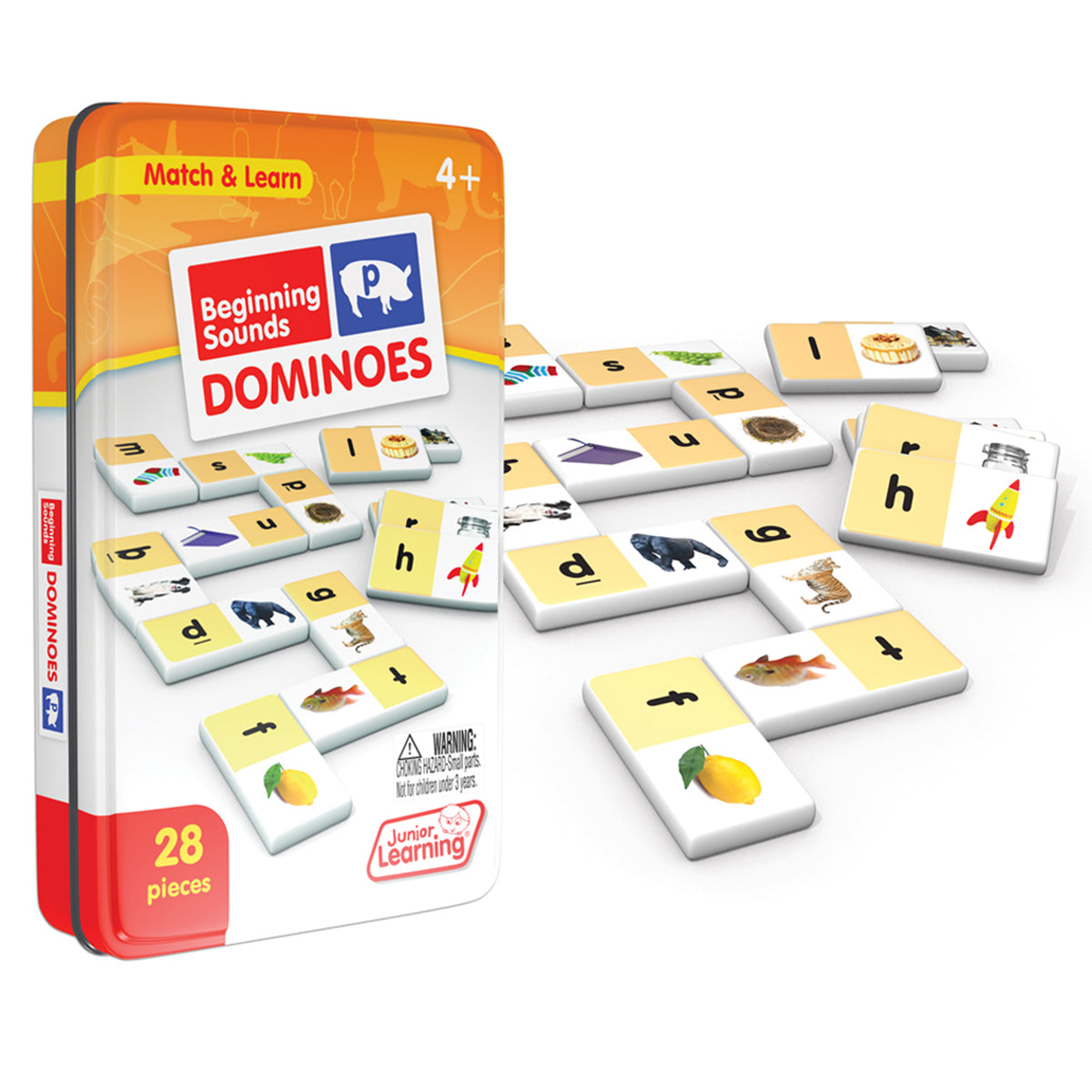 Junior Learning Beginning Sounds Dominoes