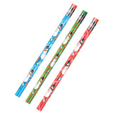 J.R. Moon Pencil Company Decorated Pencils Holiday Snowmen Assorted