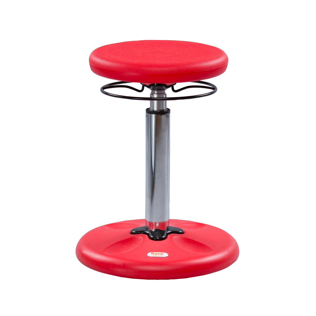 Kore Design Kore™ Kids Adjustable Wobble Chair, Red