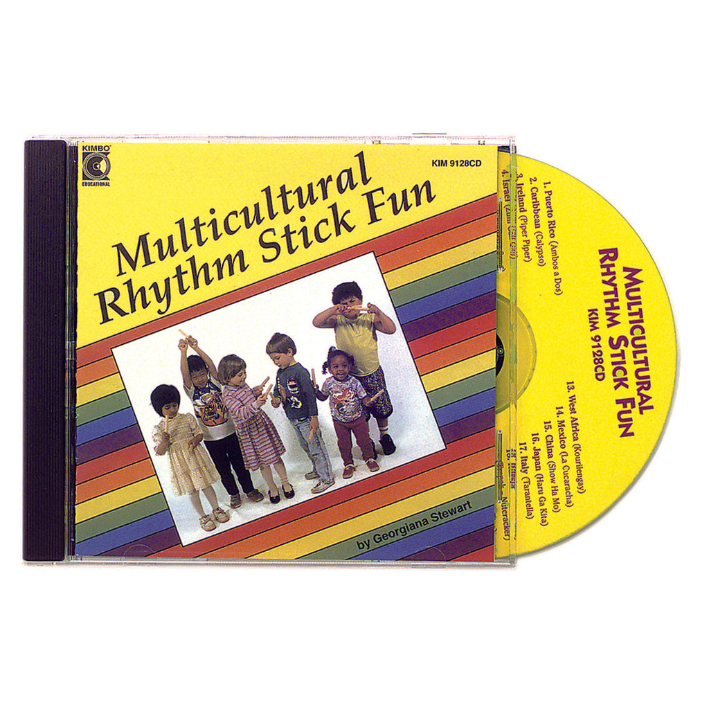 Kimbo Educational Multicultural Rhythm Stick Fun CD Ages 3-7 (discontinued)