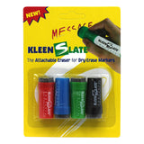 Kleenslate Attachable Erasers For Dry 4/Pk Erase Markers Carded