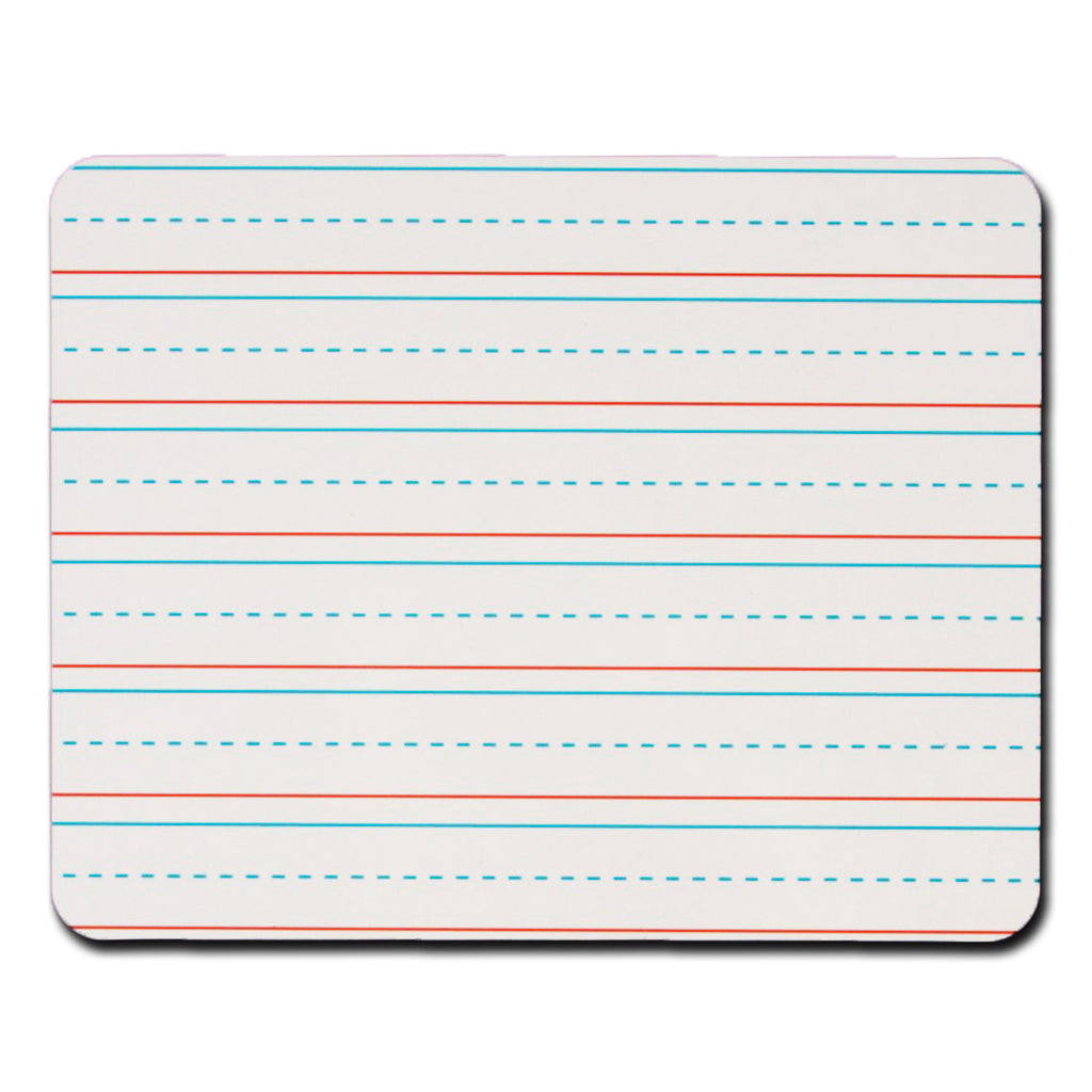 Kleenslate Rectangular Handwriting Replacement Dry Erase Sheets, Lined 8Pk