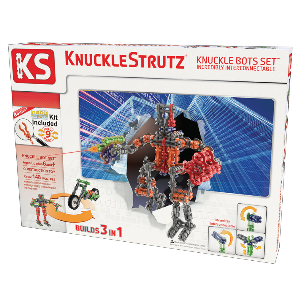 Incredibly Interconnectable Toy KnuckleStrutz: Knuckle Bots Set