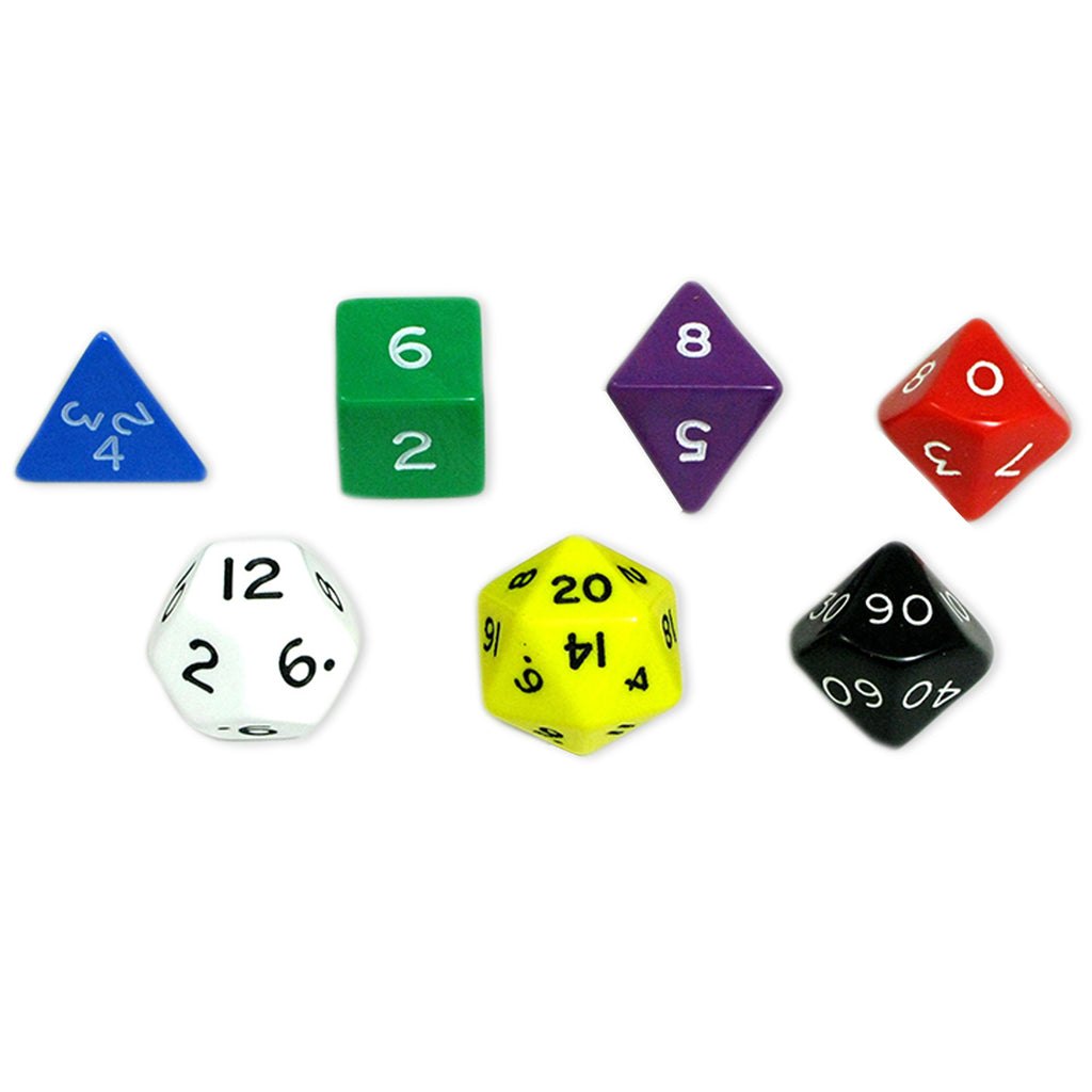 Koplow Games Jumbo Polyhedral Dice Set Of 7