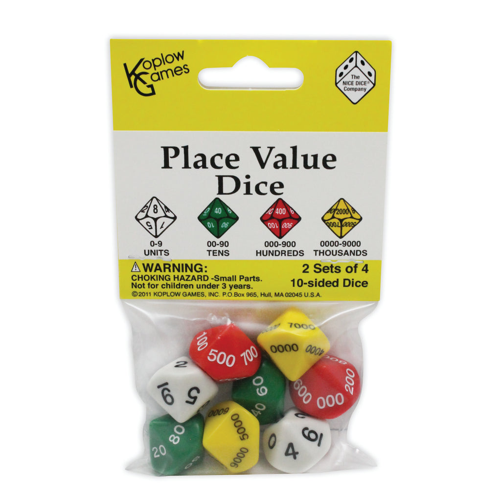 Koplow Games Place Value Dice