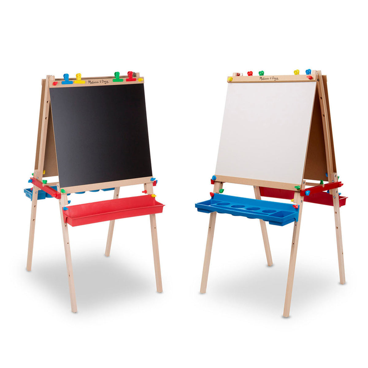 Melissa & Doug Deluxe Wooden Standing Art Easel