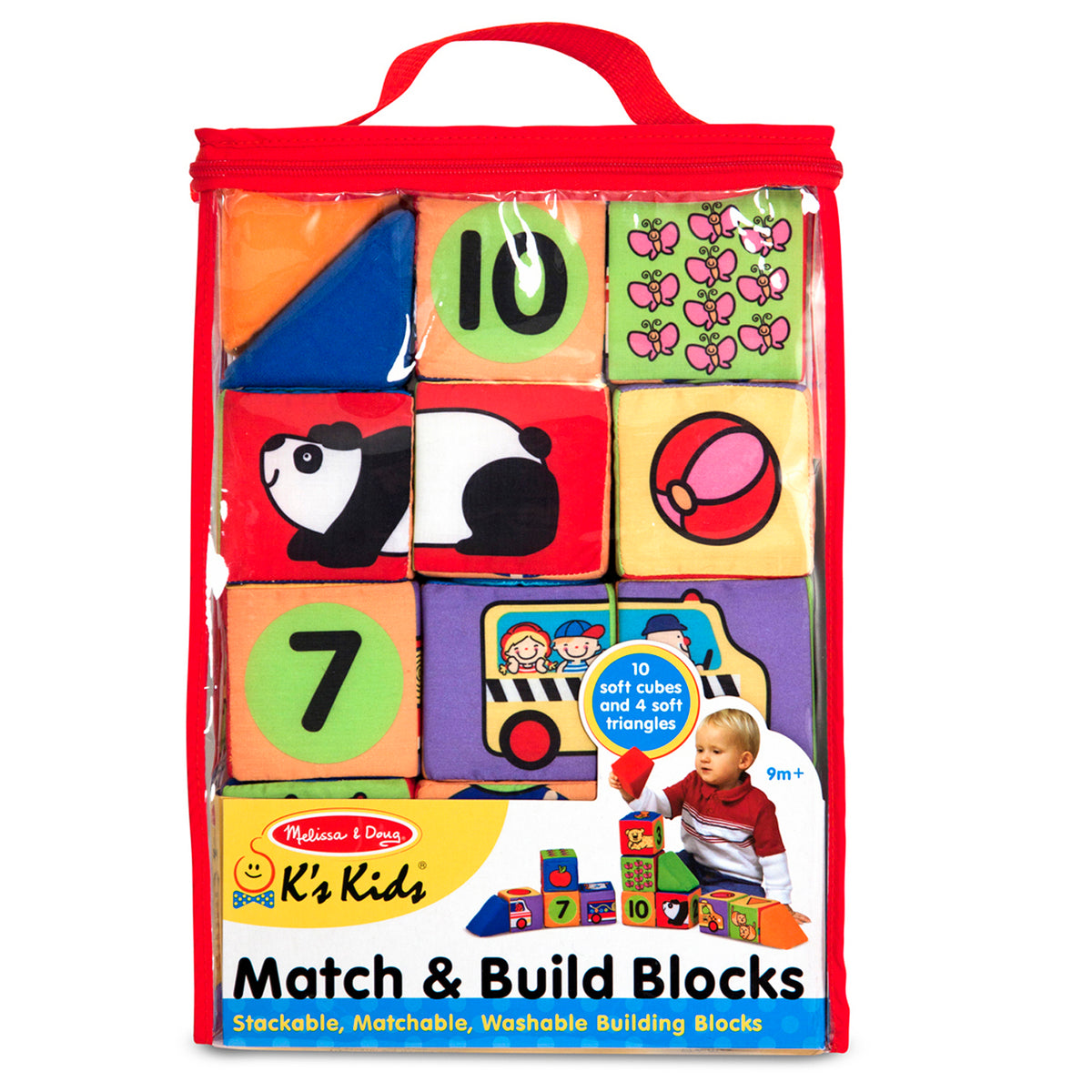 Melissa & Doug Match & Build Blocks