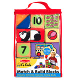 Melissa & Doug Match & Build Blocks