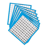 Learning Resources Laminated Hundreds Boards, Set of 10