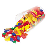 Learning Resources 1cm Plastic Pattern Blocks, Set of 250