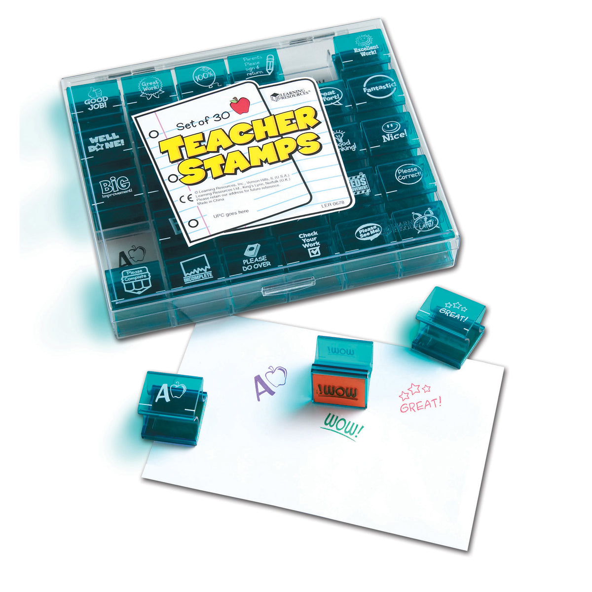 Learning Resources Jumbo Teacher Stamps