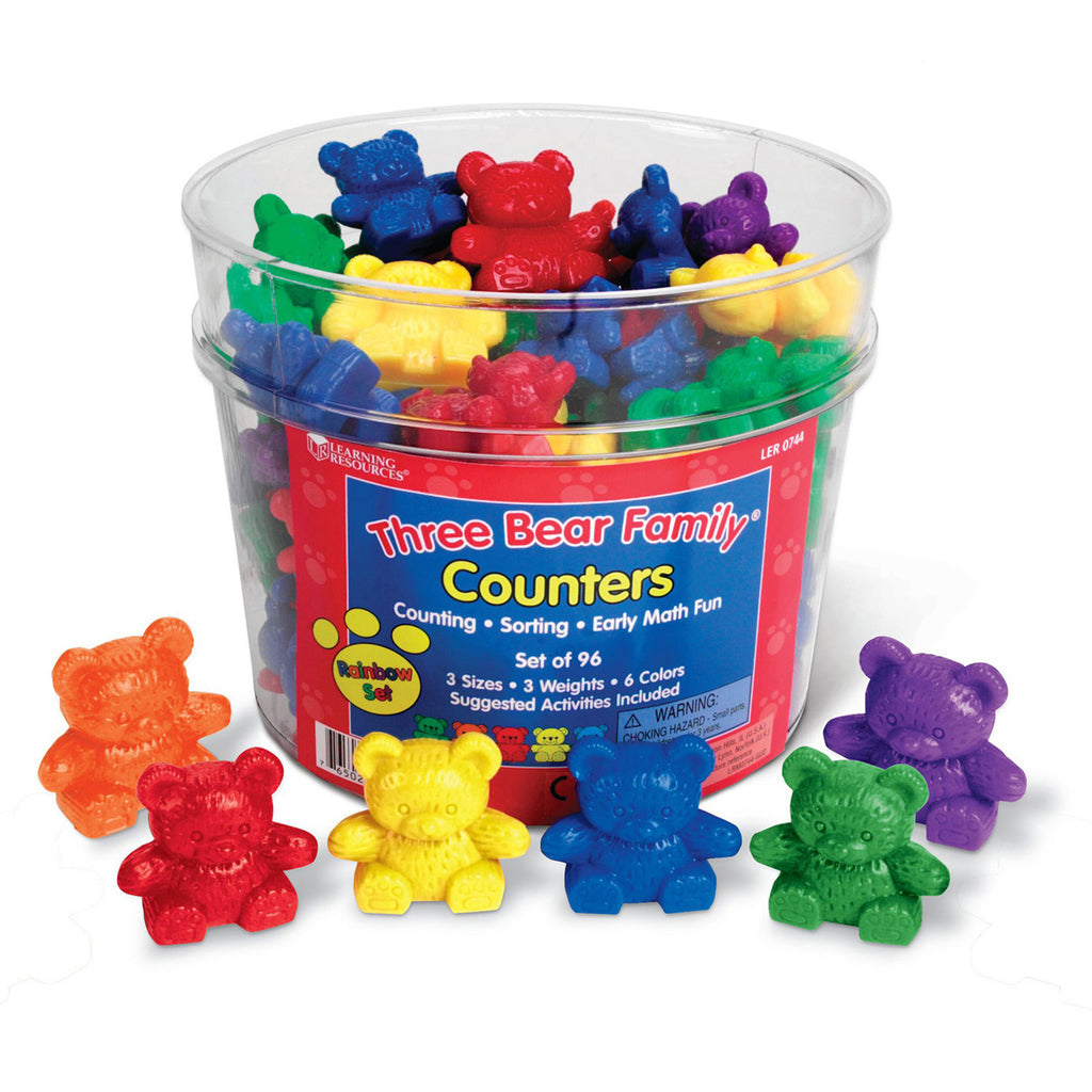 Learning Resources Three Bear Family® Rainbow Counters