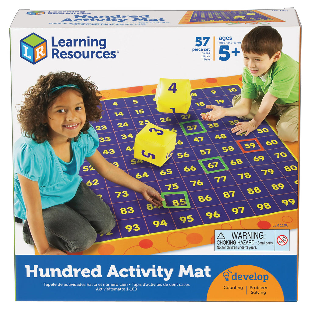 Learning Resources Hip Hoppin' Hundred Mat™
