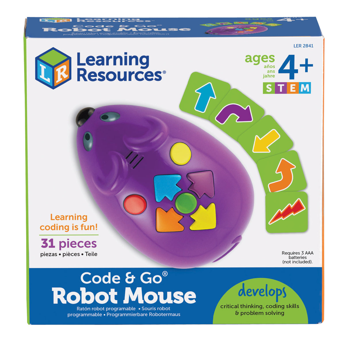 Learning Resources Code & Go™ Programmable Robot Mouse