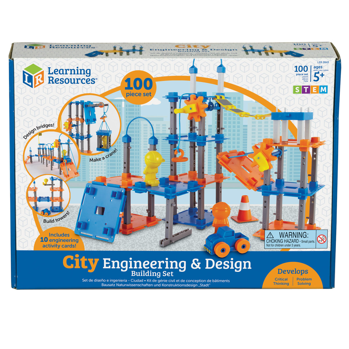 Learning Resources City Engineering & Design Building Set
