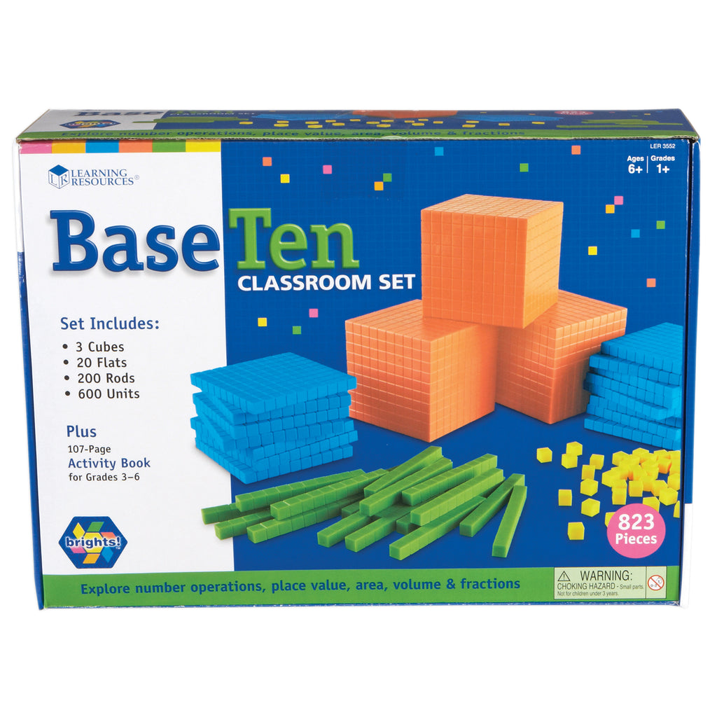 Learning Resources Brights!™ Base 10 Classroom Set