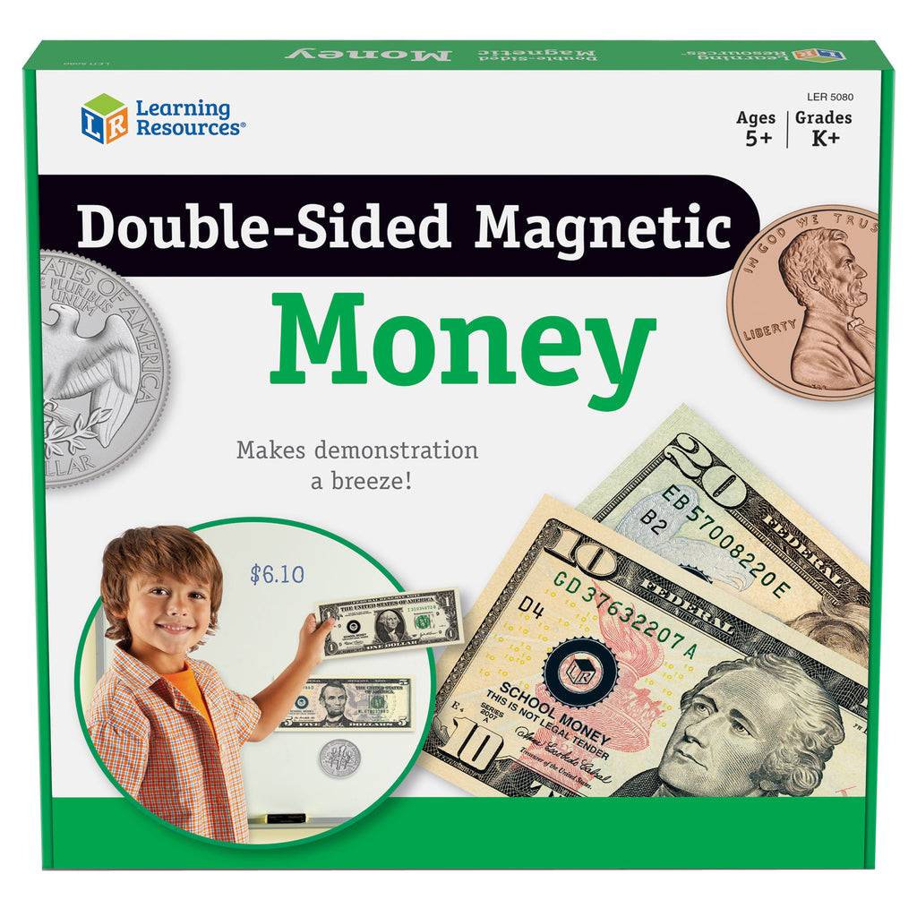 Learning Resources Double-Sided Magnetic Money