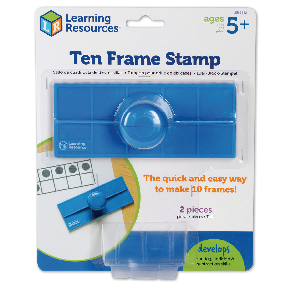 Learning Resources Ten Frame Stamp