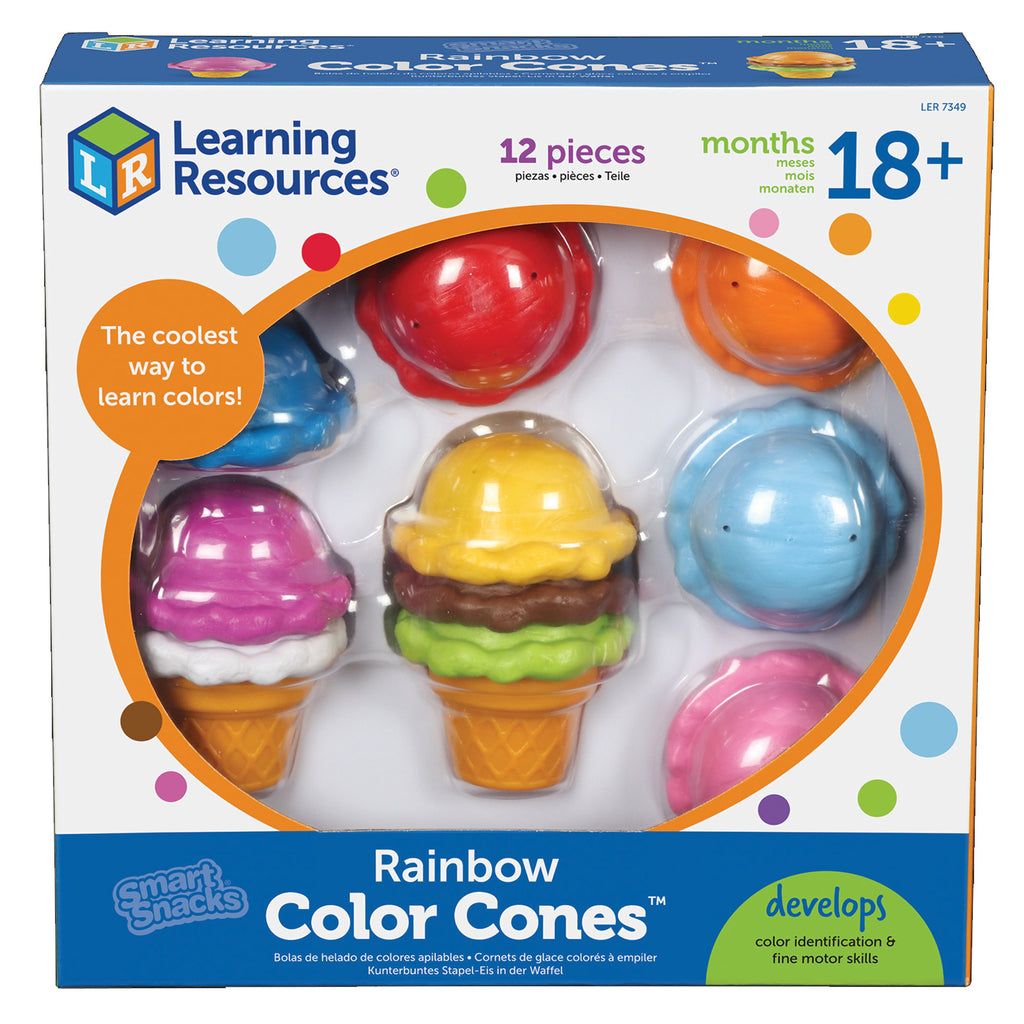 Learning Resources Smart Snacks® Rainbow Color Cones™