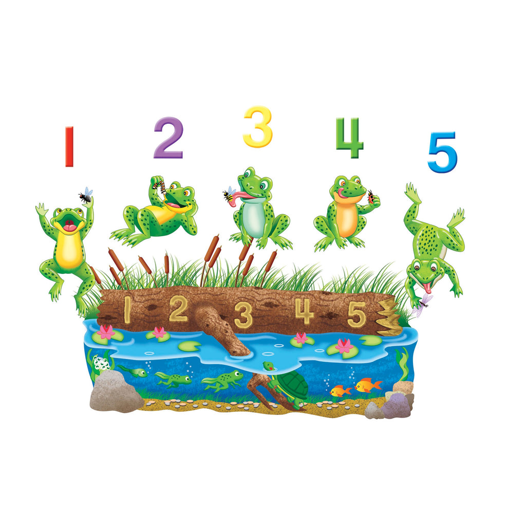 Little Folks Visuals Five Speckled Frogs Flannelboard Set